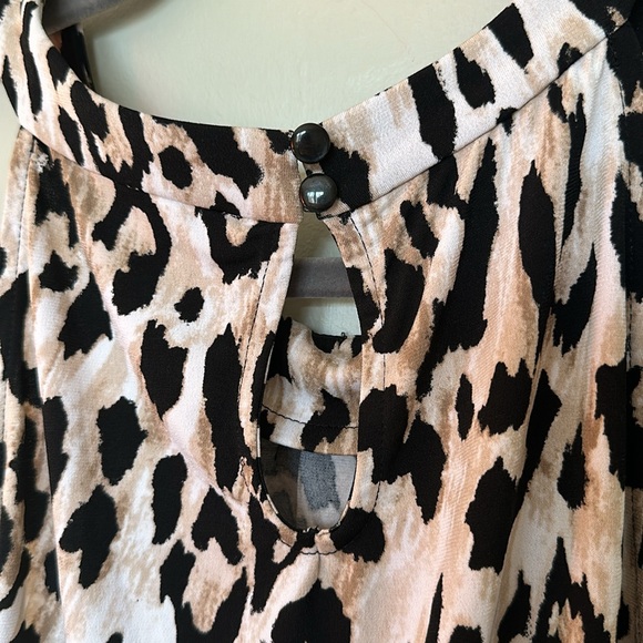 Leopard HalterTank Top Size S Elastic Waist - Picture 4 of 5
